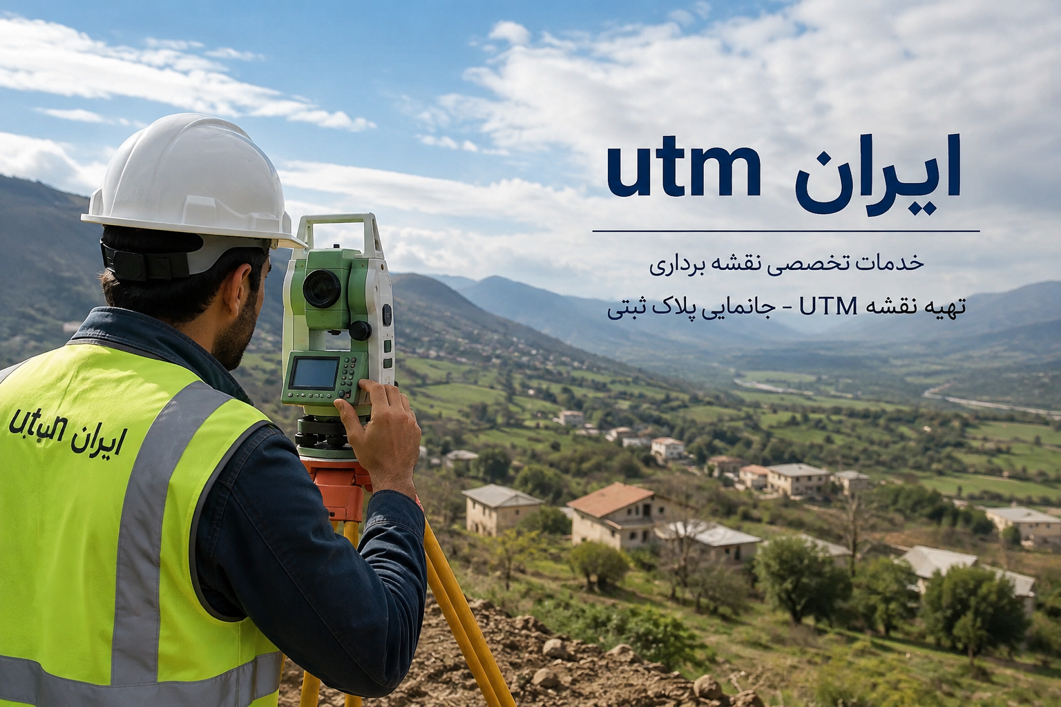 تطبیق وضعیت ملک با نقشه UTM | خدمات نقشه‌برداری ایران UTM