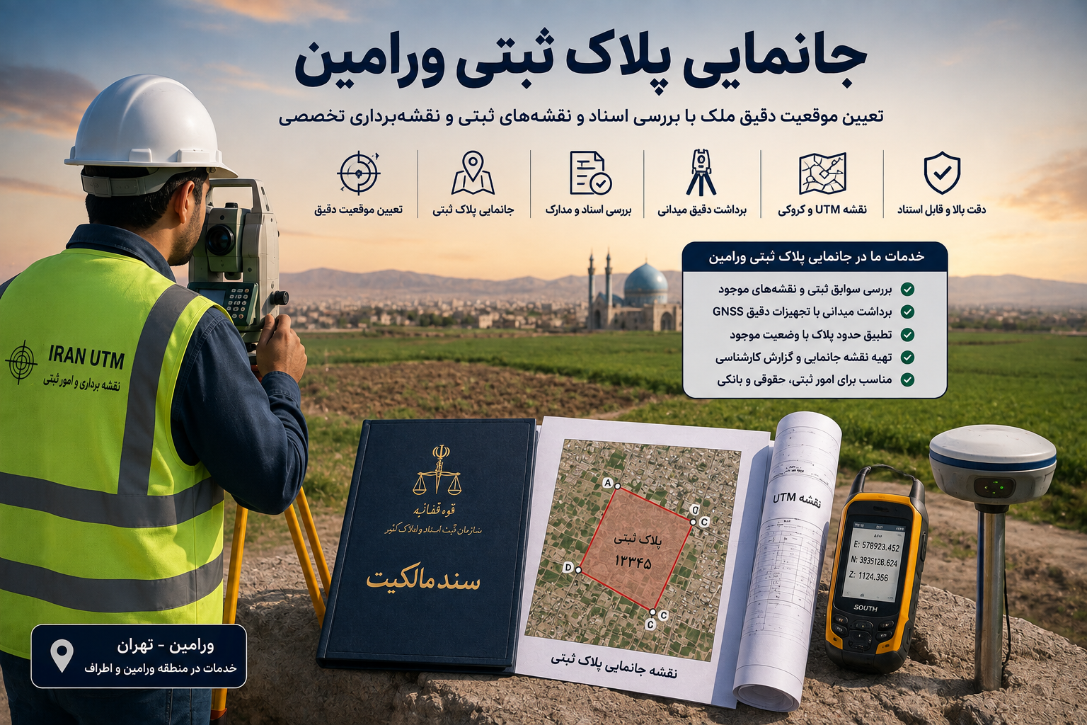 جانمایی نهایی پلاک ثبتی ورامین جانمایی نهایی پلاک ثبتی ورامین