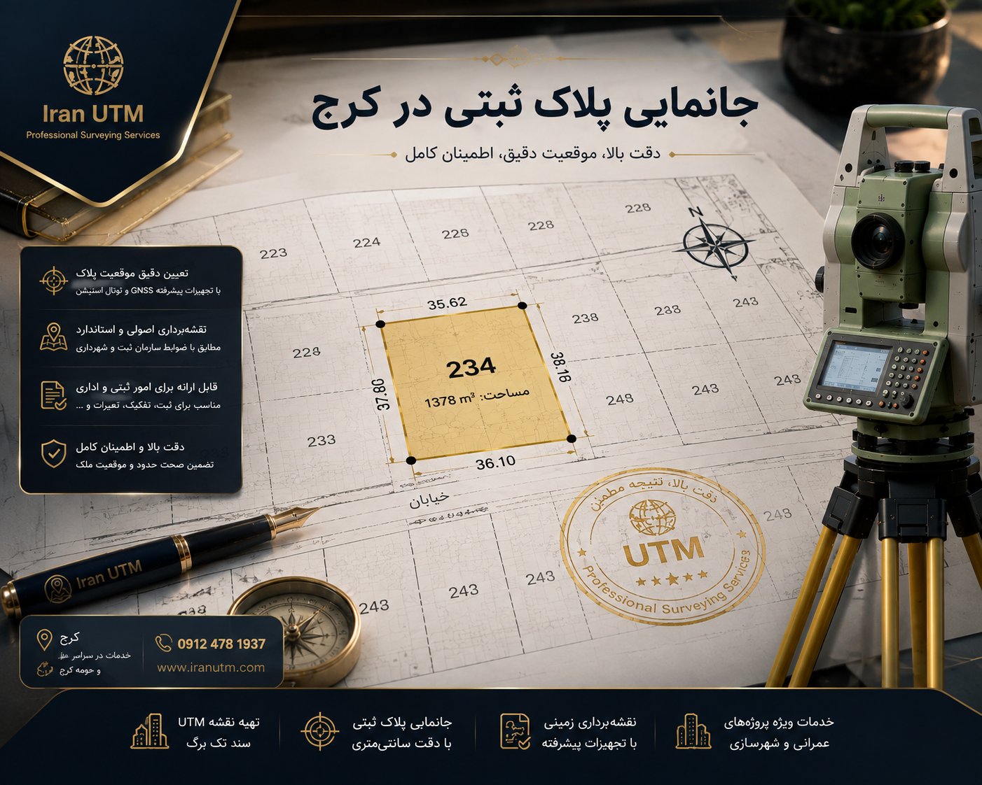 جانمایی پلاک ثبتی کرج روی نقشه و بررسی موقعیت دقیق ملک
