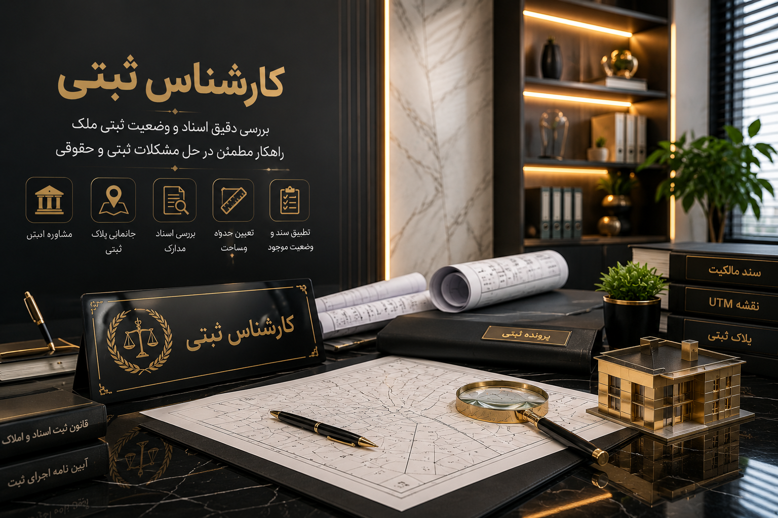 کارشناس ثبتی و خدمات تخصصی امور ملکی | ایران UTM کارشناس ثبتی و بررسی تخصصی اسناد و وضعیت ملک | ایران UTM