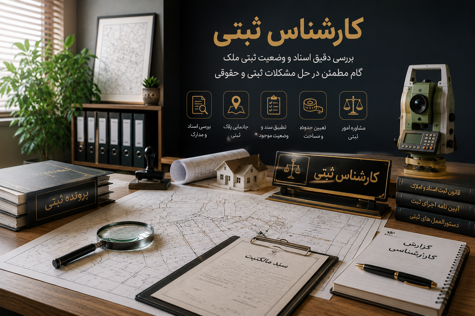 خدمات کارشناس ثبتی و بررسی پروندههای ملکی | ایران UTM خدمات کارشناس ثبتی و بررسی اسناد و وضعیت ملک | ایران UTM