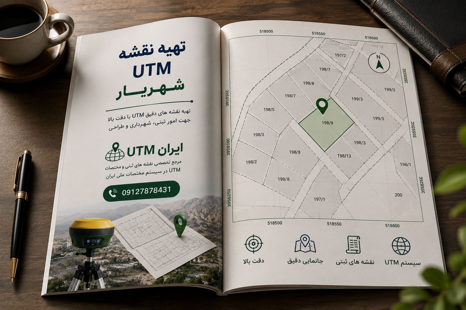 نقشه UTM شهریار | ایران UTM نقشه UTM شهریار و مختصات دقیق ملک