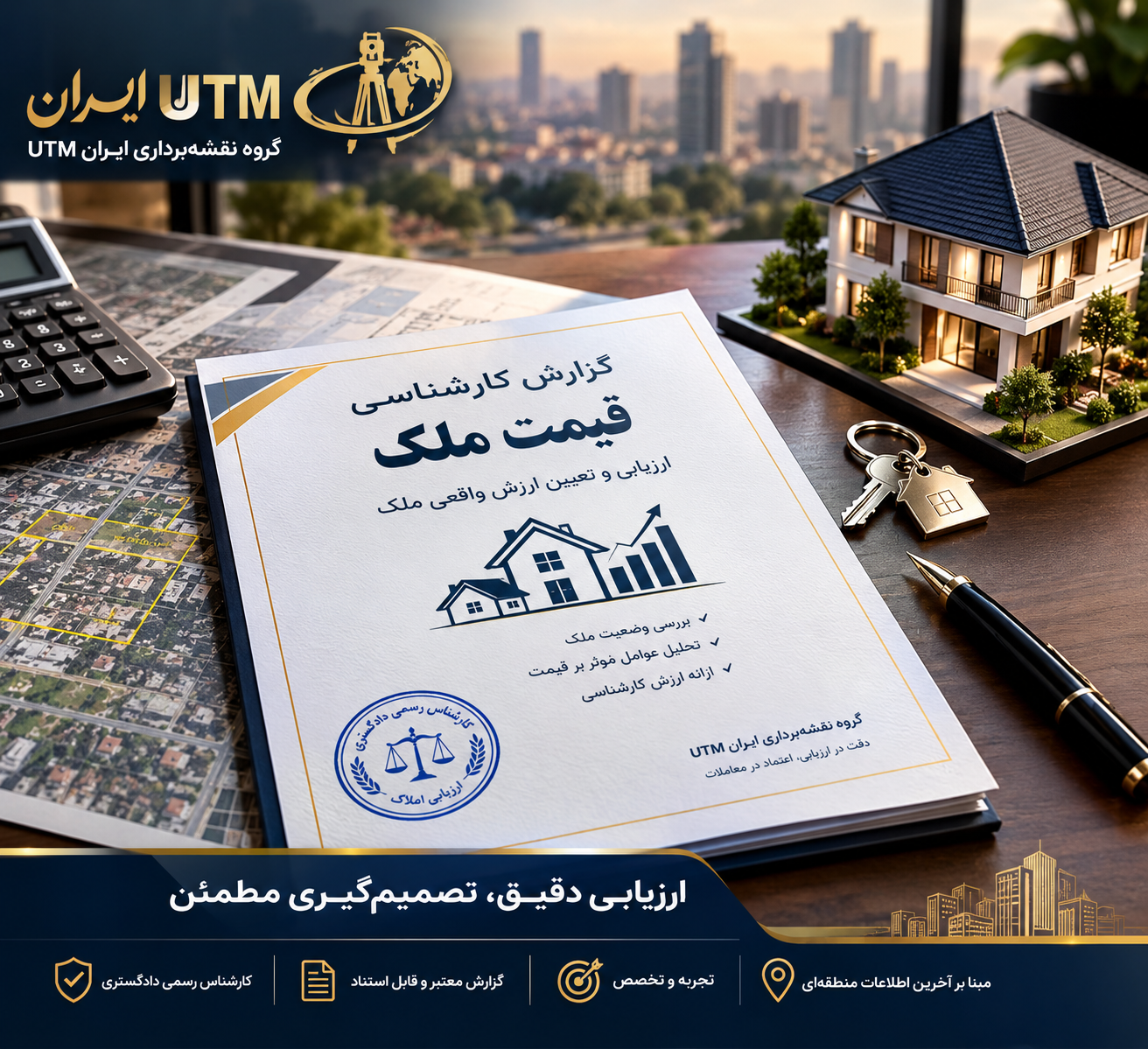 نمونه گزارش قیمت‌گذاری ملک و تعیین قیمت روز